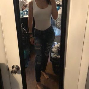 American eagle distressed skinnies